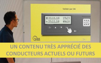 Le tachygraphe : une valeur ajoutée en formation